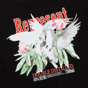 represent white dove print tee multi
