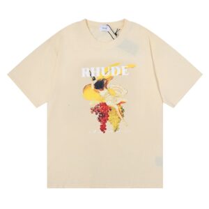 rhude t shirt abstract graphic multi