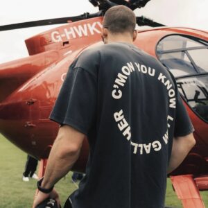 represent washed band t shirt black