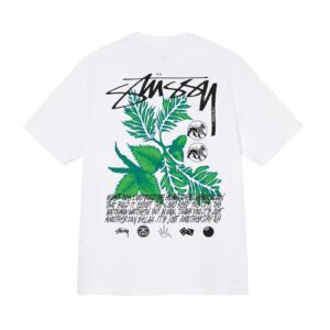 stussy heart print t shirt multi