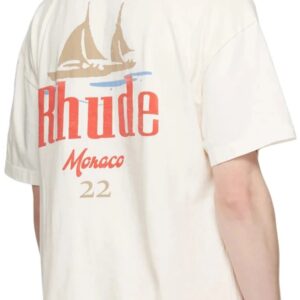 rhude sail print tee multi