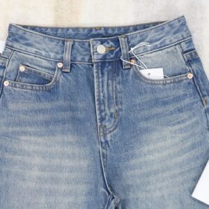 mm6 flared jeans blue