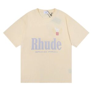 rhude graphic tee multicolor