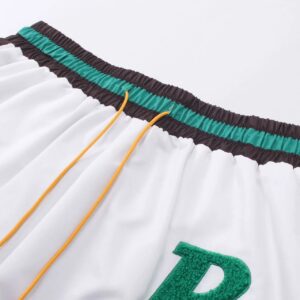rhude embroidered block shorts multicolor