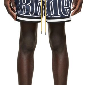 rhude colorblock mesh shorts multicolor