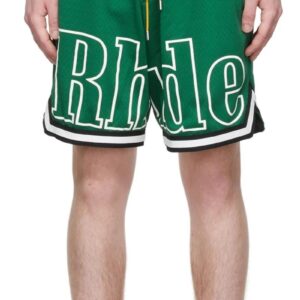 rhude colorblock mesh shorts multicolor