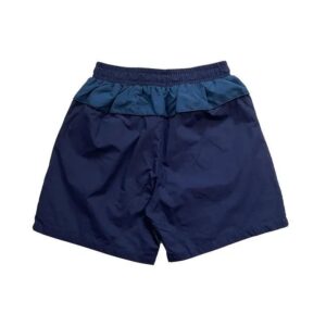 rhude embroidered colorblock shorts multicolor