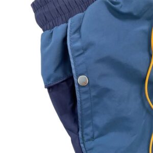 rhude embroidered colorblock shorts multicolor