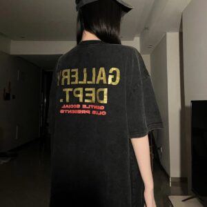 gallery dept printed wash tee black