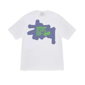 stussy heart print t shirt multi