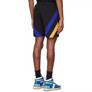 rhude striped quick dry shorts multicolor