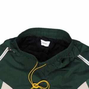 rhude colorblock drawstring shorts blue