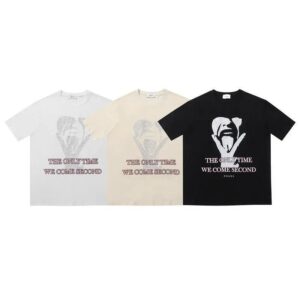 rhude graphic print t shirt multicolor
