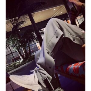 fog x nb dual snap joggers gray