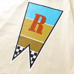 rhude graphic oversized t shirt multi