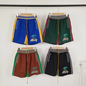 rhude palm tree embroidery set multicolor