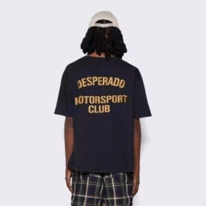 rhude motorsport club t shirt black