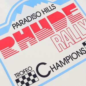 rhude rally graphic t shirt multicolor