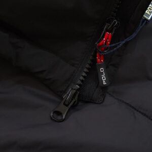 ralph lauren polo puffer coat black