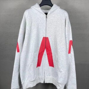 balenciaga archive zip hoodie multicolor