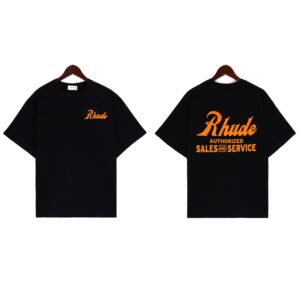 rhude wings logo t shirt multi