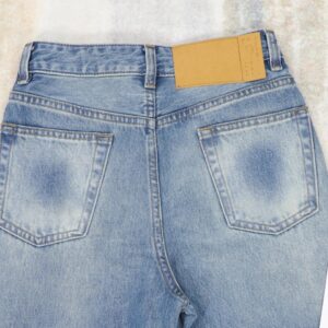 mm6 flared jeans blue