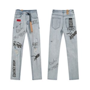 purplebrand retro ripped bootcut jeans multi