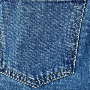mm6 straight denim jeans blue