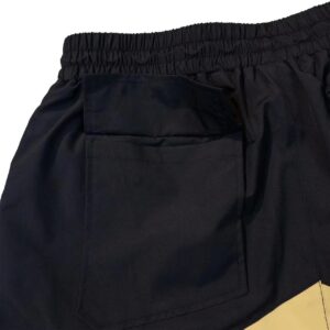 rhude color block shorts multi