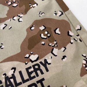 gallery dept camo shorts multicolor