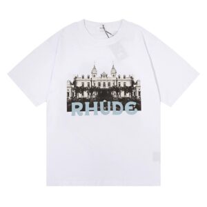 rhude castle print tee multi
