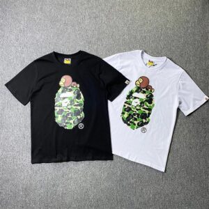 bape camo ape tee multicolor