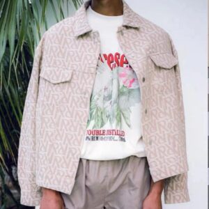 represent white dove print tee multi