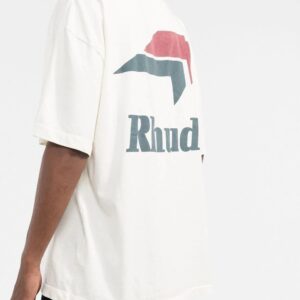 rhude arrow logo t shirt multi