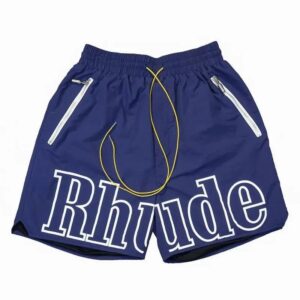 rhude 3m reflective beach shorts multicolor