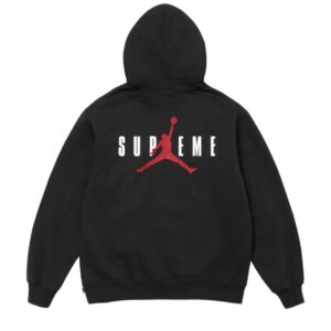 supreme satin hooded sweatshirt white red