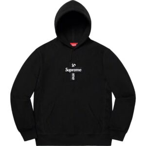 supreme satin hooded sweatshirt white red
