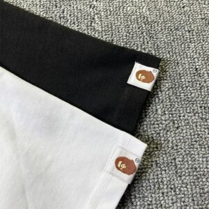 bape classic print tee black/white