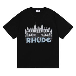 rhude castle print tee multi