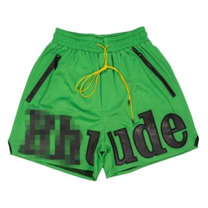 rhude mesh basketball shorts multicolor