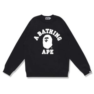 bape logo crewneck sweatshirt multi color
