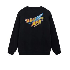 bape logo crewneck sweatshirt multi color