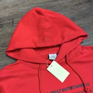vetements unisex print hoodie multicolor