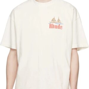 rhude sail print tee multi