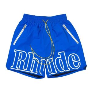 rhude 3m reflective beach shorts multicolor
