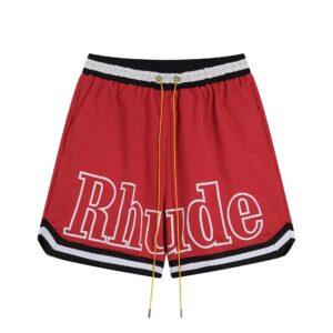 rhude two tone mesh shorts multicolor