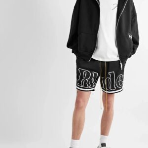 rhude colorblock mesh shorts multicolor