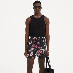 represent floral mesh shorts multi