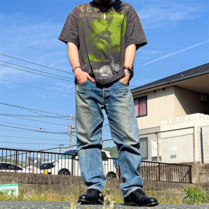 saint abstract print t shirt multi