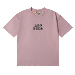 gallery dept gold print t shirt pink